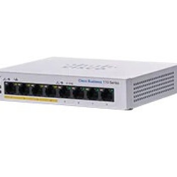 Switch Cisco 8 Puertos Gigabit No Gestionado Modelo CBS110-8PP-D-NA