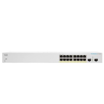 Switch Cisco 18 Puertos 16 RJ-45 + 2 SFP Modelo CBS220-16P-2G-NA