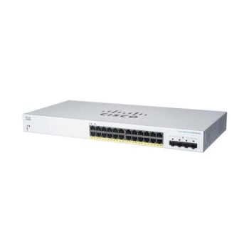 Switch Cisco 24 Puertos Gigabit PoE Gestionado con 4 SFP Modelo CBS220-24FP-4G-NA