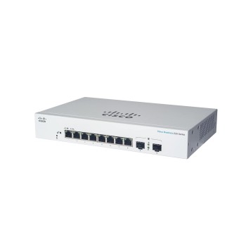 Switch Cisco CBS220-8FP-E-2G-NA - 10 Puertos - 8 Puertos RJ-45 - 2 Puertos SFP - CBS220-8FP-E-2G-NA