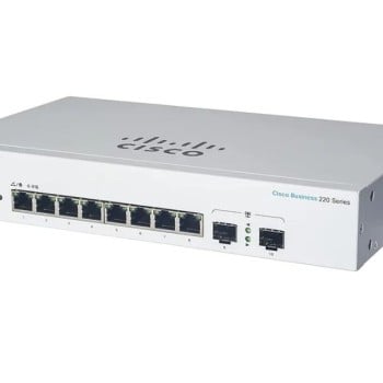 Switch Cisco CBS220-8T-E-2G-NA - 8 Puertos Gigabit + 2 SFP - Gestionado L2