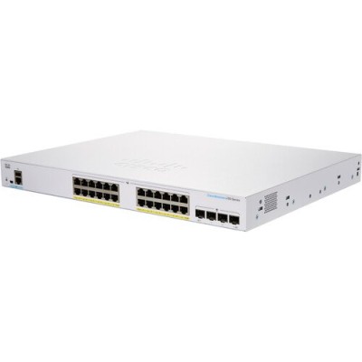 Switch Cisco CBS250-24FP-4G - 24 Puertos - RJ-45 - 4 Puertos SFP - CBS250-24FP-4G-NA
