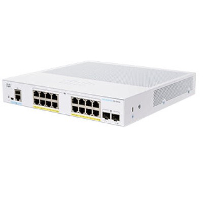 Switch Cisco CBS350-16P-2G - 16 Puertos - Gigabit - PoE+ - 2 SFP - Gestionado - CBS350-16P-2G-NA