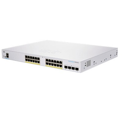 Switch Cisco CBS350-24P-4X - 24 Puertos - Gigabit - 4 SFP+ - Gestionado - CBS350-24P-4X-NA