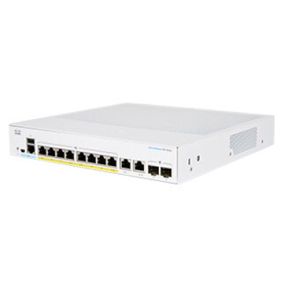 Switch Cisco Small Business Series 350 - 8 Puertos - Gigabit - 2 SFP - PoE - Gestionado - CBS350-8P-E-2G-NA