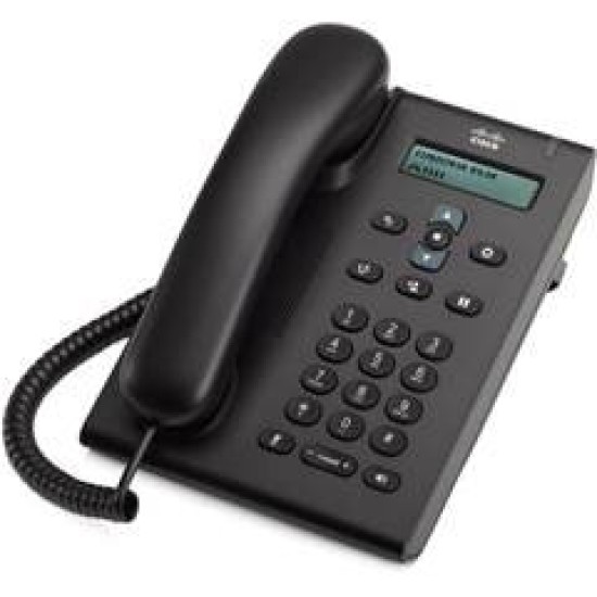 Teléfono Cisco SIP 3905 - 2 Puertos - Negro - CP-3905=