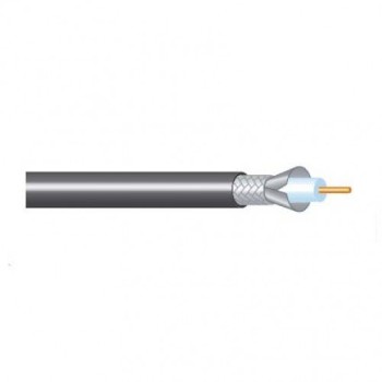 Bobina Coaxial Condumex - 500M - 18 AWG - Negro - 800071