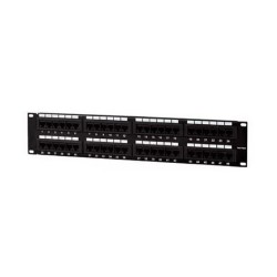 Panel de Parcheo ConduNet Cat5e 48 Puertos RJ-45 Modelo 8699485NPP