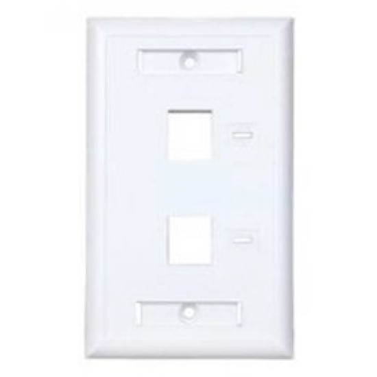 Placa de Pared ConduNet - 2 Salidas - Blanco - 8699612AFP