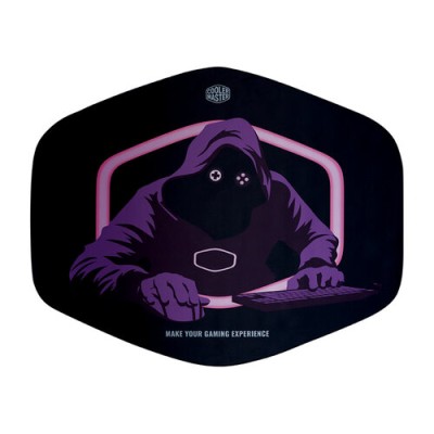 Alfombra Para Silla Cooler Master FM510 - 1400x1105x3mm - Negro con Morado - CMI-FM510