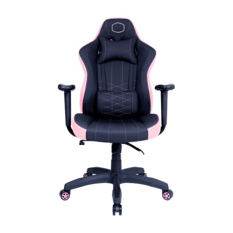 Silla Gamer Cooler Master CALIBER E1 - Soporta 120 kg - Negro con Rosa - CMI-GCE1-PK