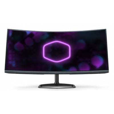 Monitor Gamer Cooler Master GM34 - 34" - UWQHD - 144Hz - HDMI - DP - Curvo - CMI-GM34-CW-US