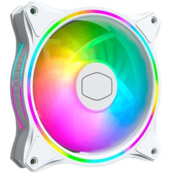 Ventilador Cooler Master MasterFan MF120 Halo RGB Blanco 12cm 4 Pines