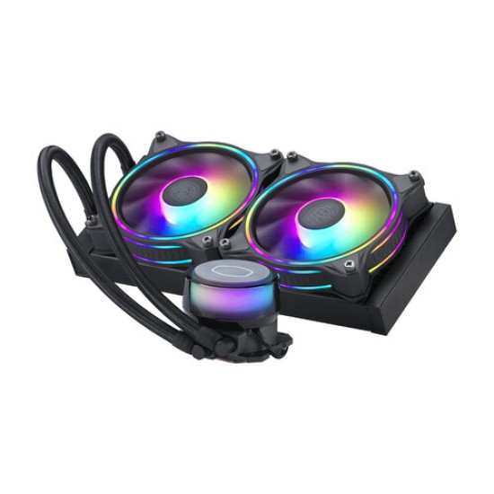 Enfriamiento Líquido Cooler Master MasterLiquid ML240 Illusion - 2 Ventiladores - 1800 RPM - RGB - MLX-D24M-A18P2-R1