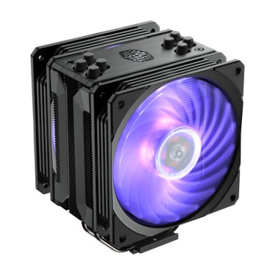 Disipador Cooler Master Hyper 212 RGB - 4-Pines - 650 a 2000 RPM - RGB - Negro - RR-212S-20PC-R2