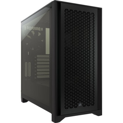 Gabinete Gamer Corsair 4000D AIRFLOW - Media Torre - ATX - Panel Lateral - Negro - CC-9011200-WW