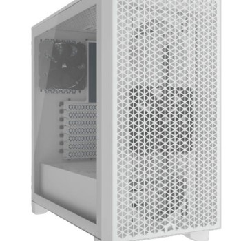 Gabinete Gamer Corsair 3000D AIRFLOW - Media Torre ATX - Panel Lateral de Vidrio - Blanco