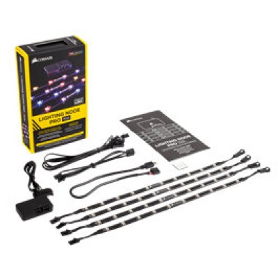 Kit de Iluminación Corsair Lighting Node PRO - 41cm - SATA - 4 Tiras - CL-9011109-WW