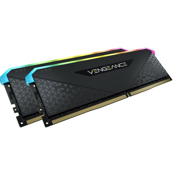 Memoria RAM Corsair Vengeance RGB RS - DDR4 - 16GB (2x8GB) - 3200MHz - DIMM - Para PC - CMG16GX4M2E3200C16