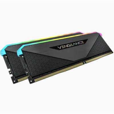 Memoria RAM Corsair VENGEANCE RGB RT - DDR4 - 16GB (2x 8GB) - 3600MHz - DIMM - Para PC - CMN16GX4M2Z3600C18