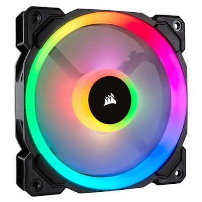 Ventilador Corsair LL120 - 120mm - RGB - Bucle de Luz Dual - CO-9050071-WW