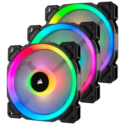 Ventilador Corsair LL120 - Rgb - Luz Dual - 3 Piezas - CO-9050072-WW