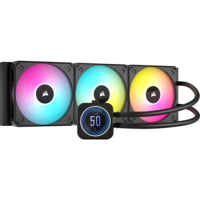Enfriamiento Líquido Corsair iCUE H170i ELITE LCD XT - 3 Ventiladores - 1700 RPM - RGB - CW-9060076-WW