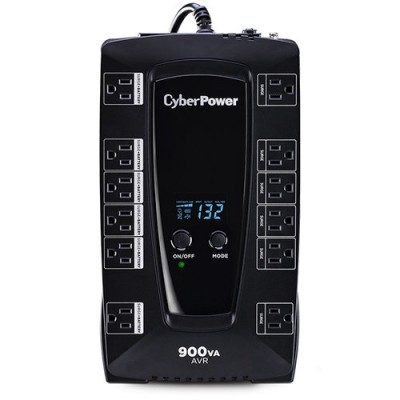 No Break CyberPower AVRG900LCD - 900VA/480W - 12 Contactos - Línea interactiva - AVR - AVRG900LCD