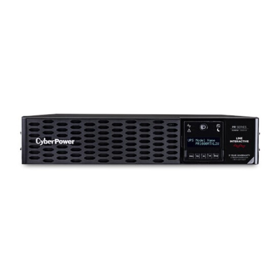 UPS CyberPower PR1000RTXL2U - 1000VA/1000W - 8 Contactos - Línea interactiva - LCD - AVR - PR1000RTXL2U