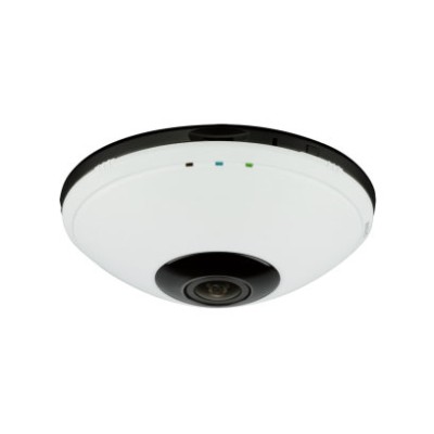Cámara IP de Seguridad D-Link - Inalámbrica - N 360 - Lente Ojo de Pez / HD - Compatible con Tarjeta SD - Blanco - DCS-6010L