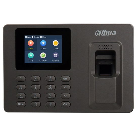 Control de Acceso DAHUA ASA1222E - Huella Digital - USB - Negro - ASA1222E