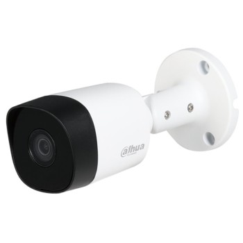 Cámara CCTV Dahua 2MP Bala con Lente 3.6 mm y Visión Nocturna IR 20M - Modelo DH-HAC-B2A21N-0360B
