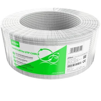 Bobina de Cable Dahua Cat5e 100m Blanco 24 AWG - DH-PFM922I-5EUN-C-100