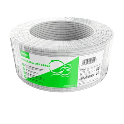 Bobina Dahua PFM922I-5EUN-C-100 - Cat5e - 100M - 24 AWG - Blanco - DH-PFM922I-5EUN-C-100