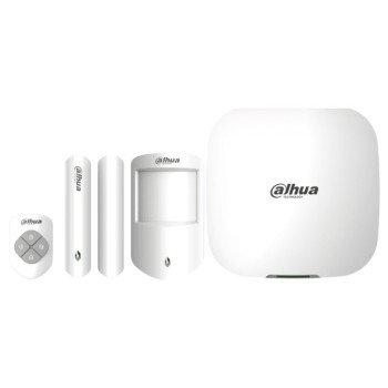 Kit de Alarma Dahua ARC3000H - Panel - Sensor de Movimiento - Sensor Magnético - Control Remoto - DHI-ART-ARC3000H-03-W2