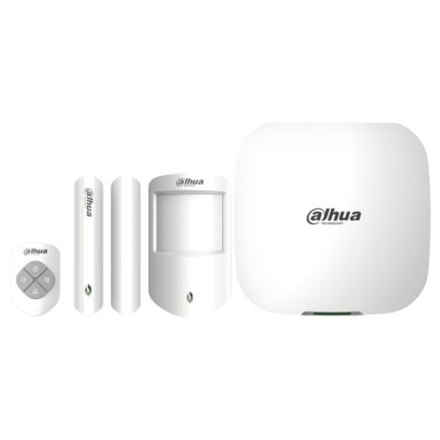 Kit de Alarma Dahua ARC3000H - Panel - Sensor de Movimiento - Sensor Magnético - Control Remoto - DHI-ART-ARC3000H-03-W2