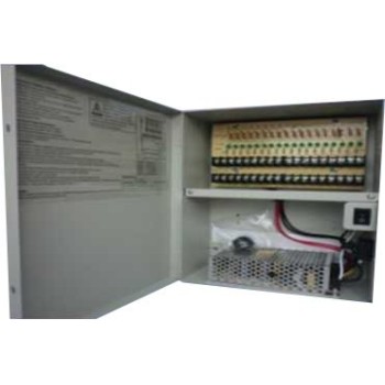 Fuente de Alimentación SAXXON PSU1220D18 - 100-240V AC - 12 VDC - TPC - 18 Cámaras - PSU1220D18