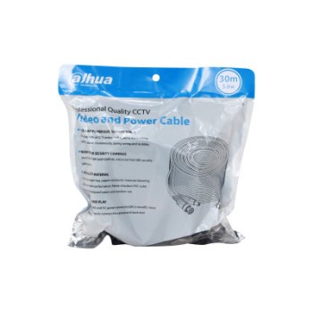 Cable Siamés Dahua PFM942I-30-5 - BNC - 30M - Negro - DH-PFM942I-30-5