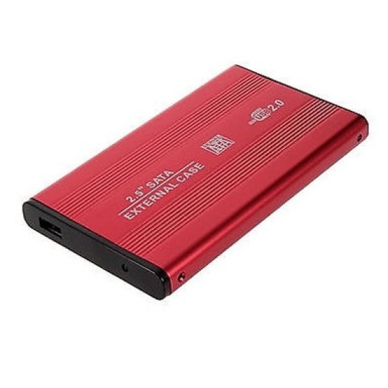 Gabinete BRobotix - 2.5" - USB 2.0 - SATA - HDD - Rojo - 001658