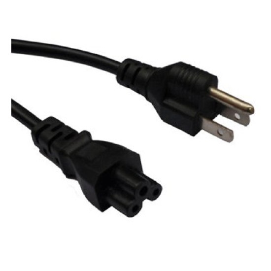 Cable de Poder BRobotix 076889 - Tipo Trébol - 10 A / 250 V - 1.8 Mts - Negro - 76889