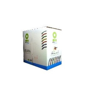 Bobina BRobotix - Cat5e - 100M - 24 AWG - Azul - 400052