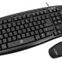 Teclado y Mouse Easy Line EL-993391 - Alámbrico - USB -Español - Negro - EL-993391