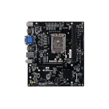 Tarjeta Madre ECS B660H7-M22 - Socket 1700 - 2xDDR4 - 3200 MHz- HDMI - VGA - DVI-D - M.2 - USB 2.0/3.2 - Micro ATX - B660H7-M22