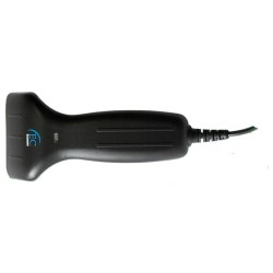 Lector de Código de Barras CCD EC Line EC-CD-8100 - Ergonómico - PS2 - Negro