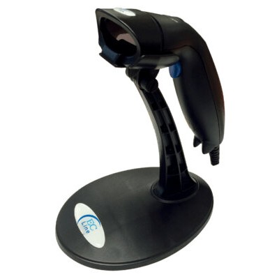 Lector Código de Barras EC Line - Láser - 1D - USB - Incluye Base - EC-LS-9620-USB