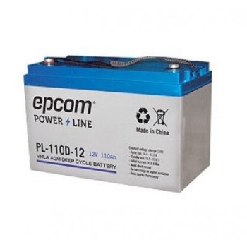 Batería de Reemplazo Epcom 12V para UPS y Sistemas de Emergencia Modelo PL-110-D12