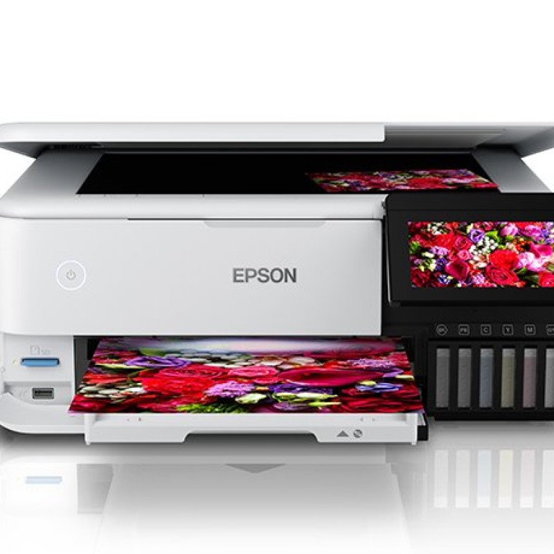 Multifuncional Epson EcoTank L8160 - 16 ppm Negro - 12 ppm Color - Tinta Continua - Wi-Fi - Ethernet - USB - C11CJ20301