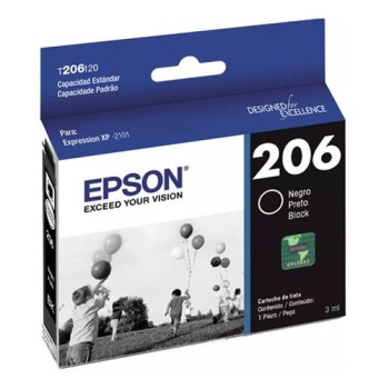 Tinta Epson 206 - Negro - T206120-AL