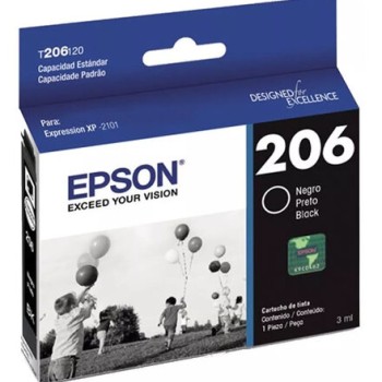 Tinta Epson 206 - Negro - T206120-AL