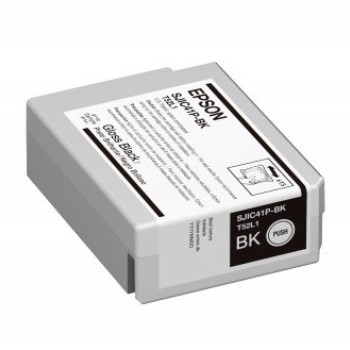 Cartucho de Tinta Epson Negro Original para ColorWorks C4000 - Modelo C13T52L120